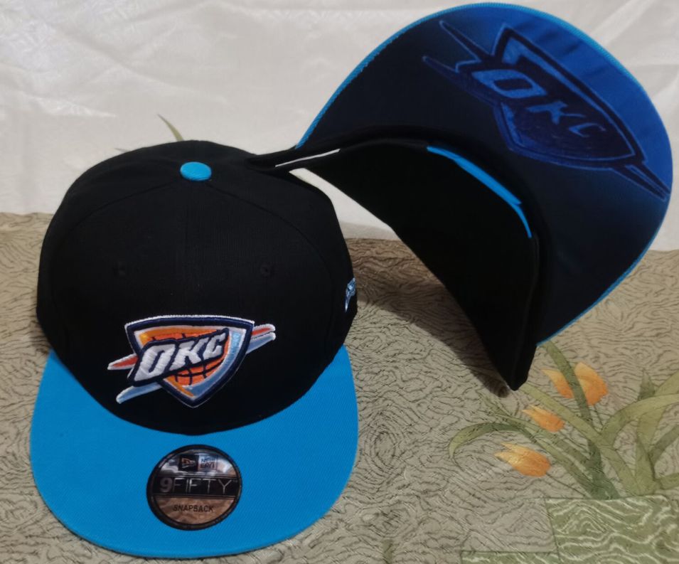 2021 NBA Oklahoma City Thunder Hat GSMY610